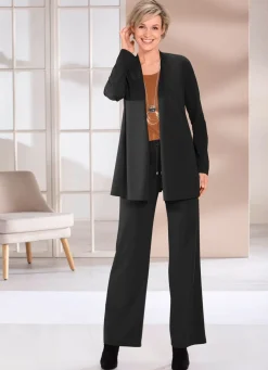 Shirtjacke in verschlussloser Form in 4 Farben