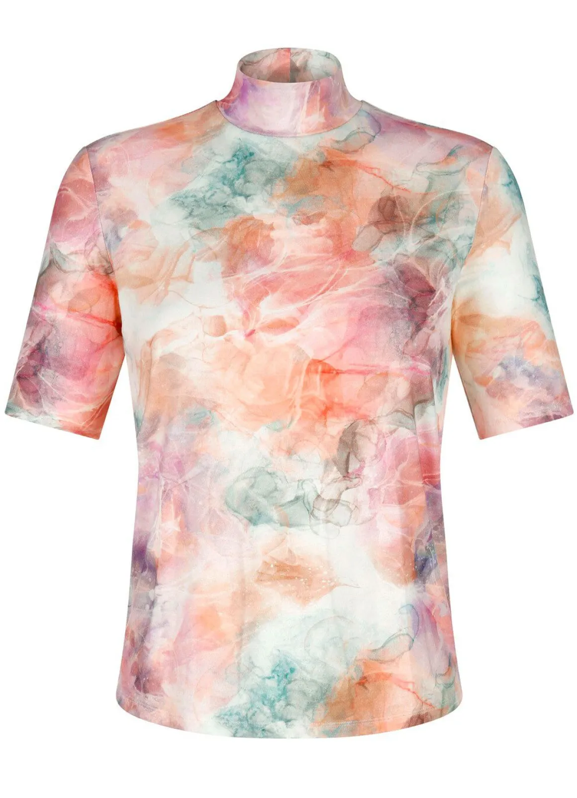 Shirt mit modischem Stehkragen