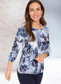Shirt-Tunika mit Schmuckknöpfen
