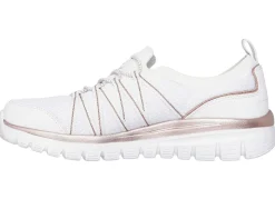 SKECHERS, trendige Damen-Slipper, aus gestricktem Mesh-Material