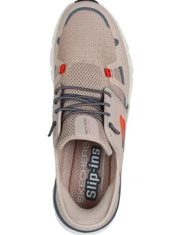 SKECHERS, Herren-Sneaker, mit geformter Slip-Ins Fersenplatte