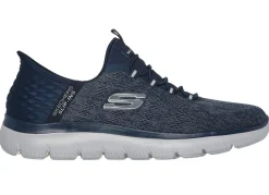 SKECHERS, Herren-Sneaker, mit geformter Slip-Ins Fersenplatte