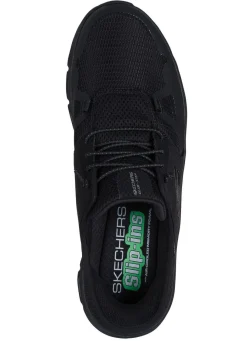 SKECHERS, Herren-Sneaker, mit geformter Slip-Ins Fersenplatte