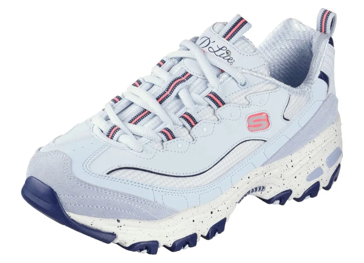 SKECHERS Schnür-Sneaker mit Veloursleder-Besätzen