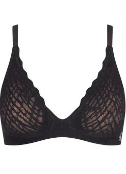 sloggi ZERO Feel-Push-up-BH mit Elastikspitze