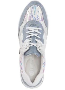 Sneaker mit schimmernden Pailletten