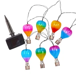 Solarlichterkette mit bunten Ballons