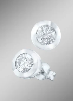 Solitär-Ohrstecker mit Brillanten