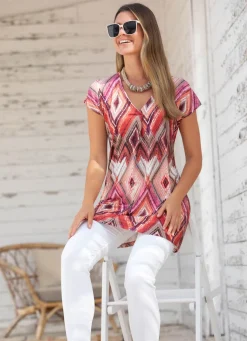 Sommerliche Shirt-Tunika