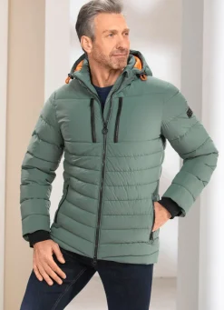 Steppjacke mit abtrennbarer Kapuze