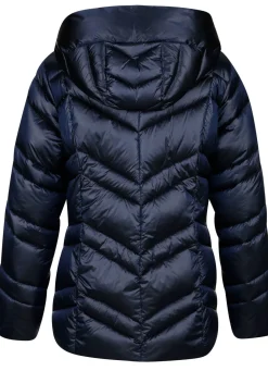 Steppjacke mit fester Kapuze
