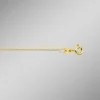 Stilvolle Flachpanzerkette aus Gold