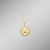 Stilvoller Anhänger mit Brillant und Diamanten