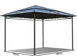 Stilvoller Hardtop-Pavillon