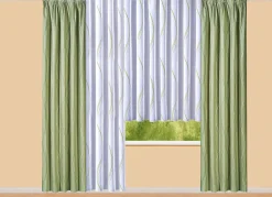 Store im Wellen-Dessin mit Universalschienenband