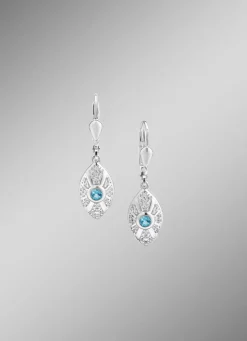 Strahlende Akzente – Exquisite Ohrringe aus Silber