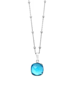 Strahlender Anhänger mit stilvoller Kette