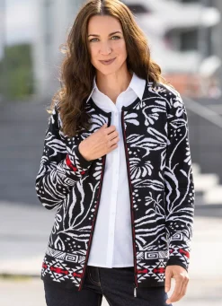 Strickjacke in Jacquard-Dessin