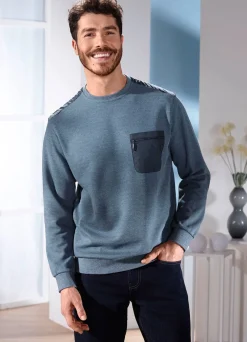 Sweatshirt mit Brusttasche