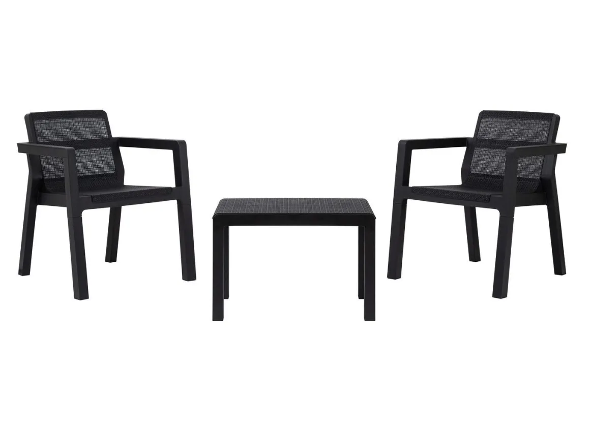 3-teiliges Balkon-Set