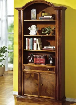 Teilmassiver Bücherschrank