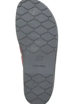 Textil-Pantoffel mit schöner Stickerei
