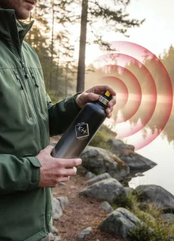 Trinkflasche mit Alarm