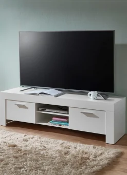TV-Longboard mit Griffen in Aluminium-Optik