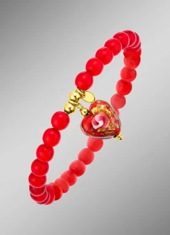 Vergoldetes Armband mit Herz-Anhänger