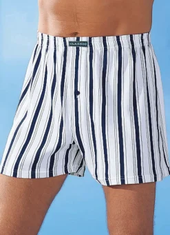 Viererpack Boxershorts, bunt gestreift