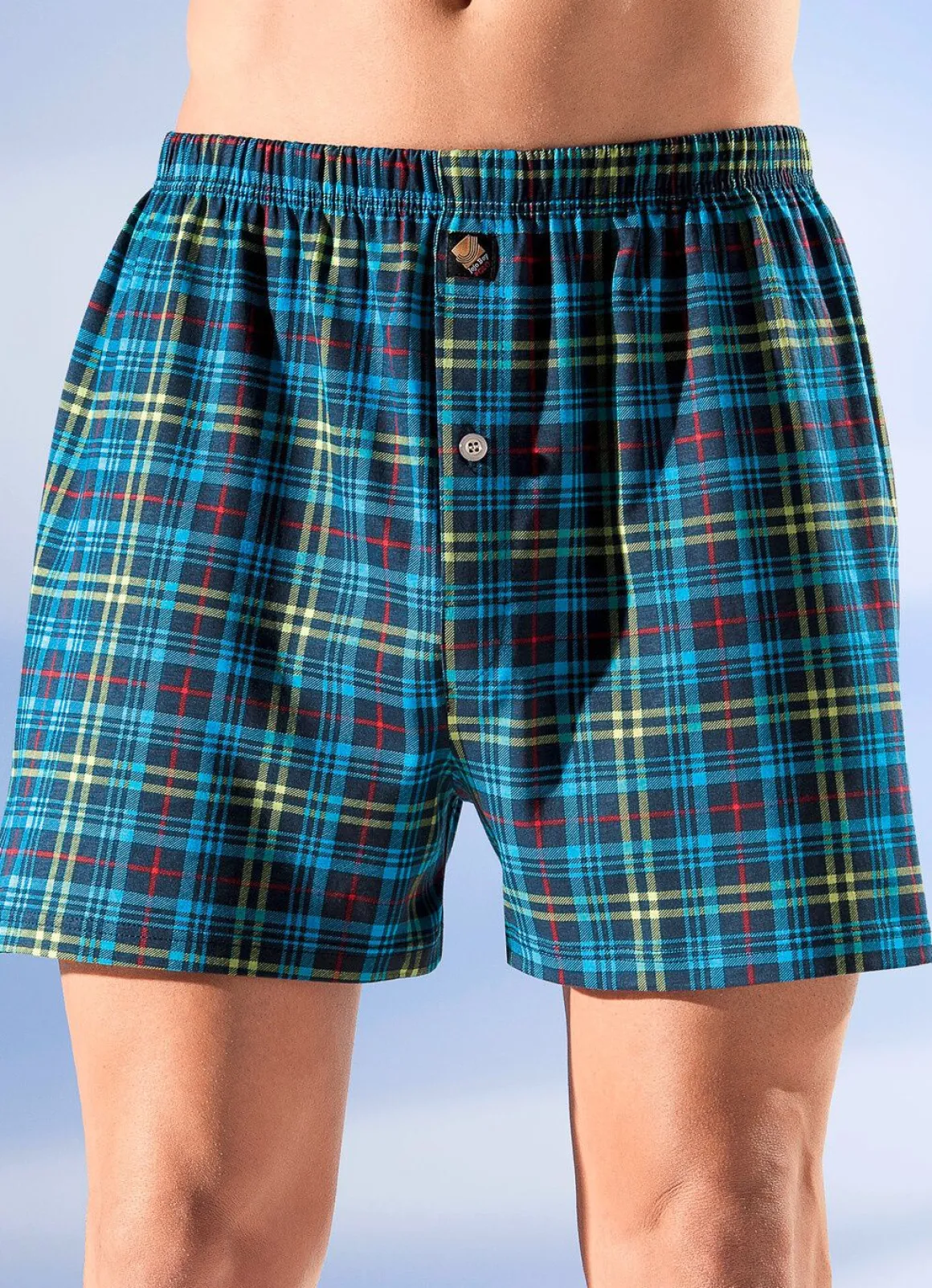 Viererpack Boxershorts mit Karodessin