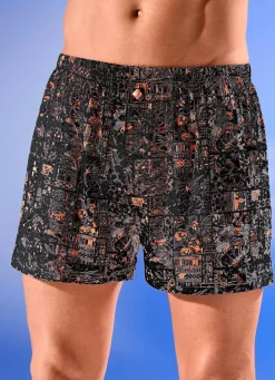 Viererpack Boxershorts mit Alloverdessin