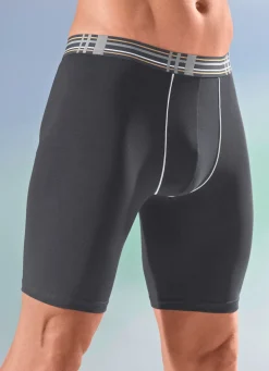 Viererpack Longpants mit Elastikbund
