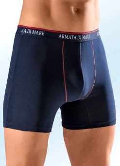 Viererpack Pants, mit Elastikbund, Kontrastnähten