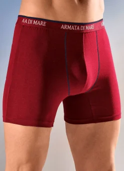 Viererpack Pants, mit Elastikbund, Kontrastnähten