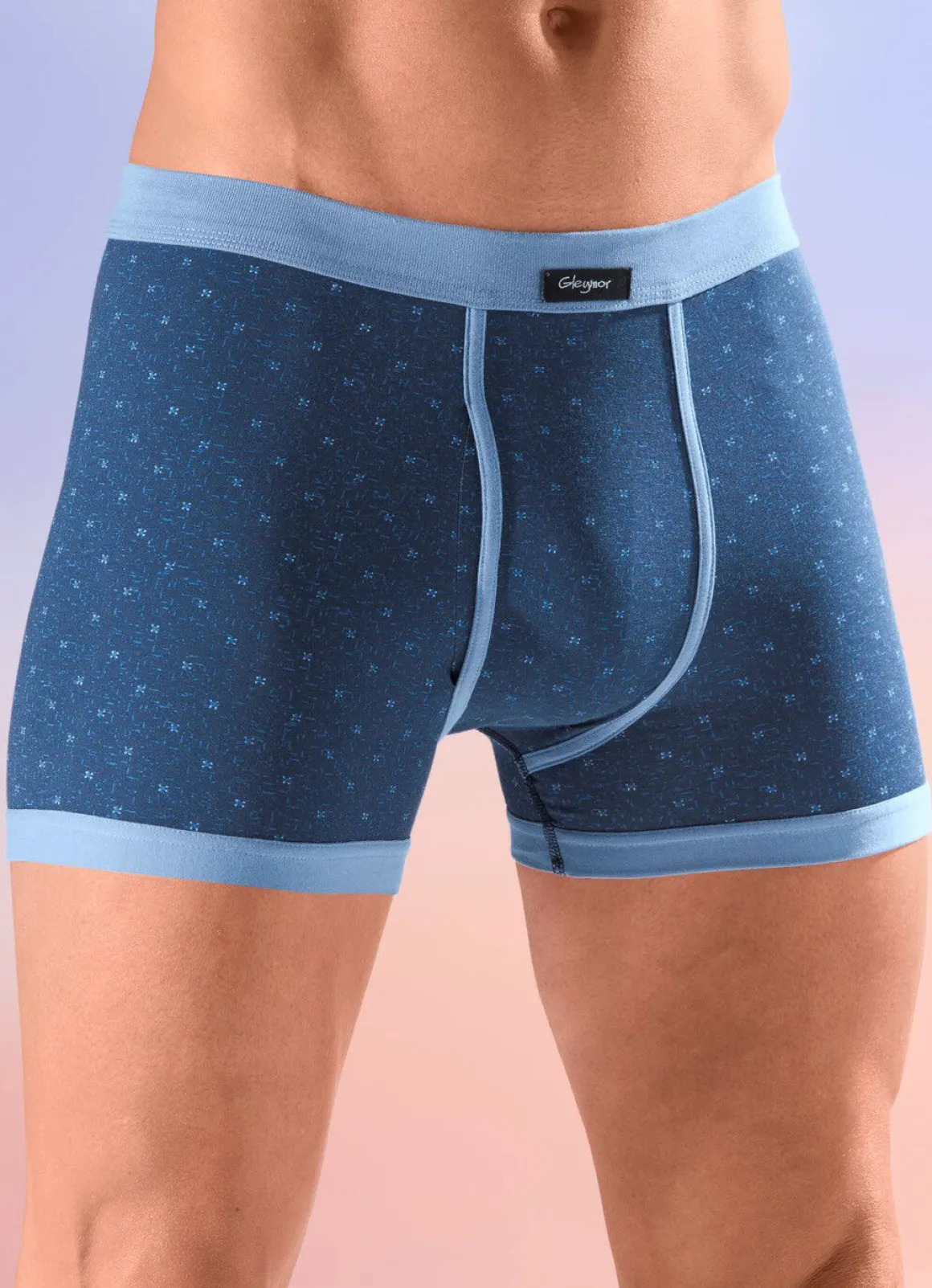 Viererpack Unterhosen mit Alloverdessin