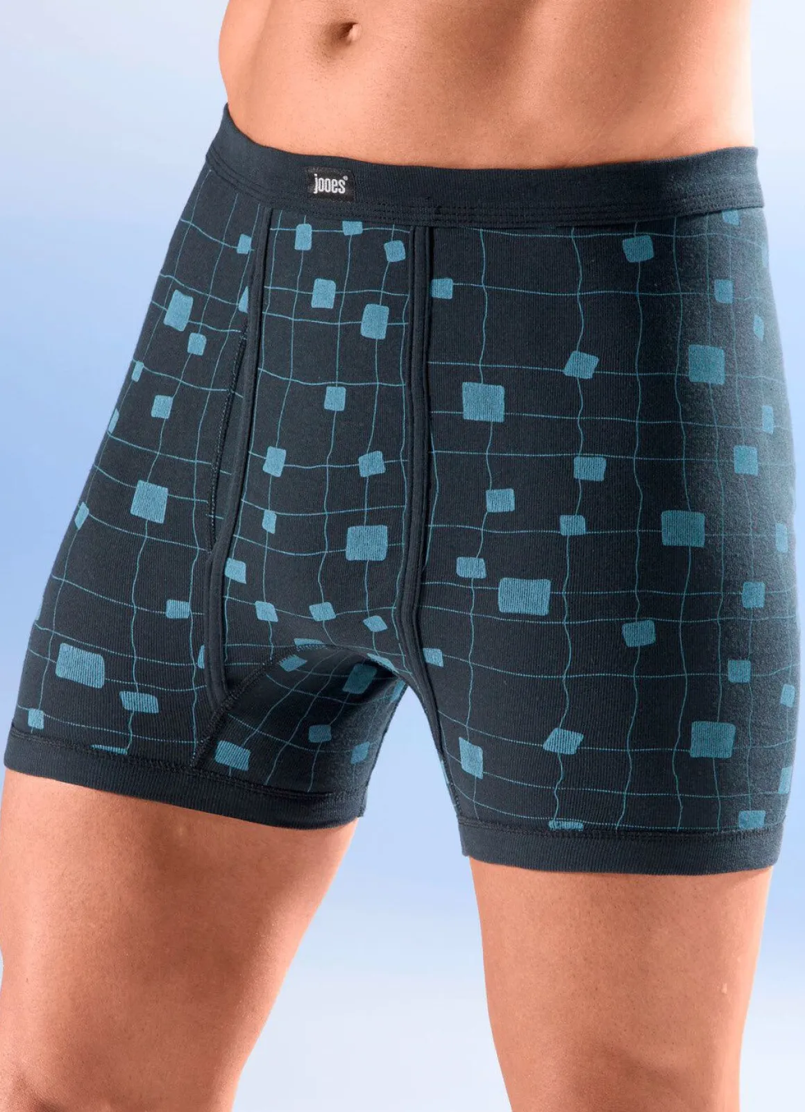 Viererpack Unterhosen mit Alloverdessin