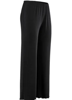 Weich fließende, 7/8-lange Hose