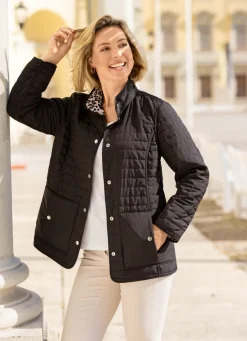 Wendejacke mit Druckerleiste