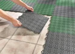 Witterungsbeständige Terrassenfliesen mit Klicksystem