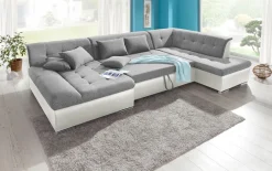 Wohnlandschaft mit Bettfunktion
