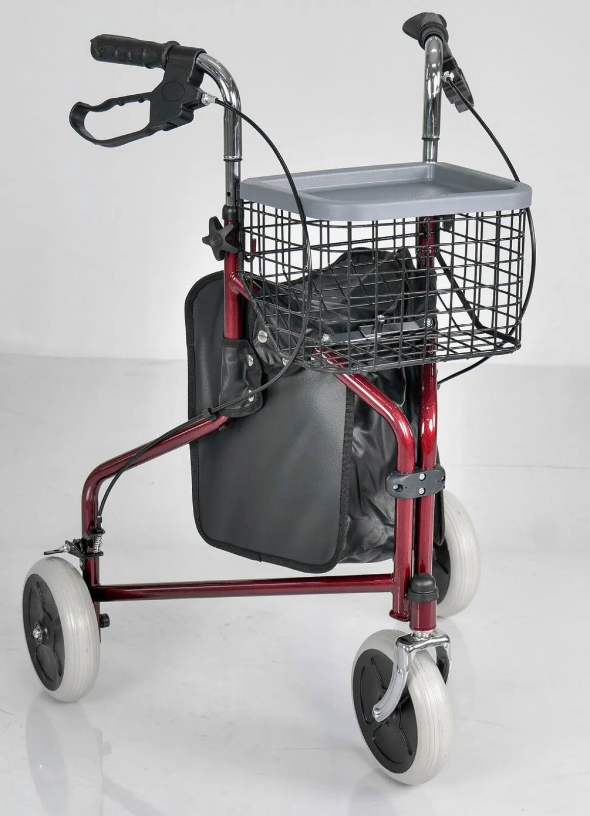 Wohnungs-Rollator mit anatomisch geformten Handgriffen