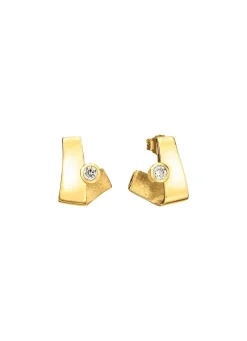 Zarte Brillanz – Ohrstecker aus edlem Gold