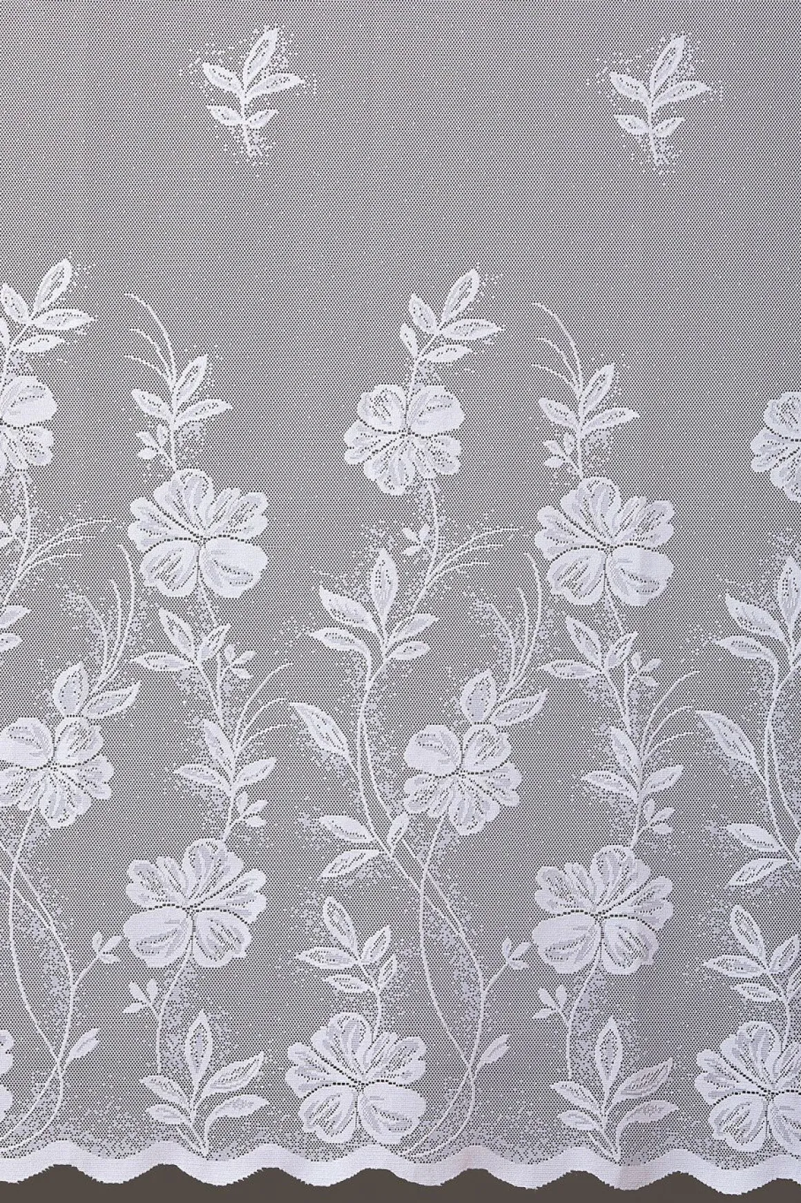 Zauberhafter Blumenfenster-Store in Jacquard-Qualität