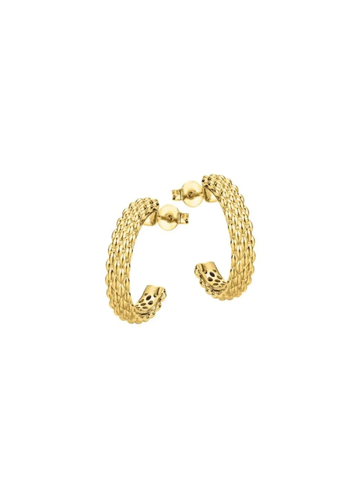 Zeitlose Creolen in feinstem Gold