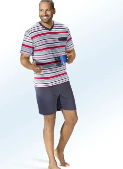 Zweierpack Shortys mit V-Ausschnitt und Brusttasche
